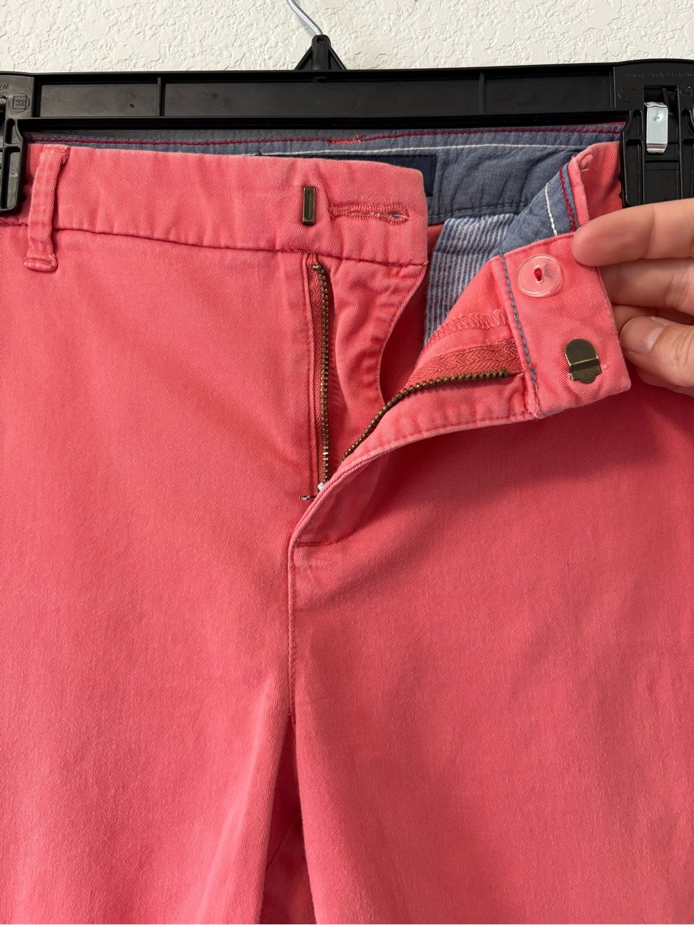 Tommy Hilfiger Womens Size 10 Coral Chino Shorts Stretch Cotton Preppy - Picture 5 of 10
